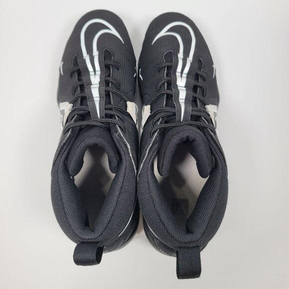 Nike Alpha Menace 3 Shark Men’s Black & White Football Cleats CV0582-001 US Sz 8 - Picture 5 of 8